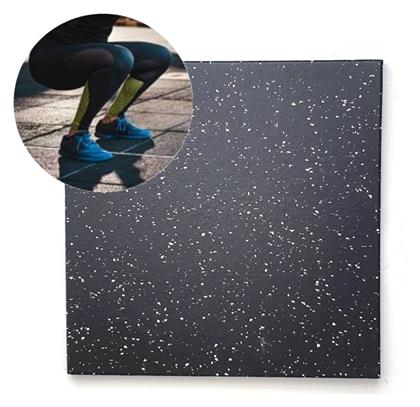 Optimum Δάπεδο Οργάνων Γυμναστηρίου Μαύρο 50x50x2cm 1τμχ