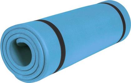 Optimum Στρώμα Γυμναστικής Yoga/Pilates Μπλε με Ιμάντα Μεταφοράς (183cm x 61cm x 1.5cm)