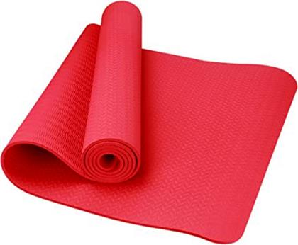 Optimum Στρώμα Γυμναστικής Yoga/Pilates Κόκκινο (183x61x0.6cm) από το Plus4u