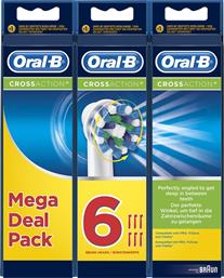 Oral-B Cross Action Mega Deal Pack Ανταλλακτικές Κεφαλές για Ηλεκτρική Οδοντόβουρτσα 6τμχ από το Kotsovolos