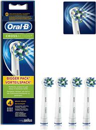 Oral-B Cross Action Value Pack Ανταλλακτικές Κεφαλές για Ηλεκτρική Οδοντόβουρτσα 4τμχ