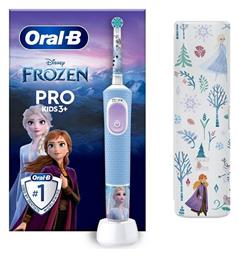 Oral-B Frozen II με Θήκη Ταξιδίου Ηλεκτρική Οδοντόβουρτσα για 3+ Χρονών Γαλάζια-Λιλά