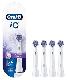 Oral-B iO Radiant Ανταλλακτικές Κεφαλές για Ηλεκτρική Οδοντόβουρτσα Λευκό 4τμχ από το Pharm24
