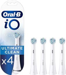 Oral-B iO Ultimate Clean White Ανταλλακτικές Κεφαλές για Ηλεκτρική Οδοντόβουρτσα 4τμχ από το Pharm24