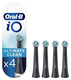 Oral-B iO Ultimate Cleaning Ανταλλακτικές Κεφαλές για Ηλεκτρική Οδοντόβουρτσα Black