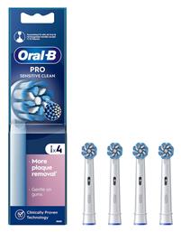 Oral-B Pro Sensitive Clean Ανταλλακτικές Κεφαλές για Ηλεκτρική Οδοντόβουρτσα 4τμχ από το Pharm24