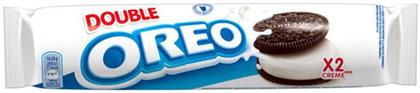 Oreo Μπισκότα Διπλή Βανίλια 185gr