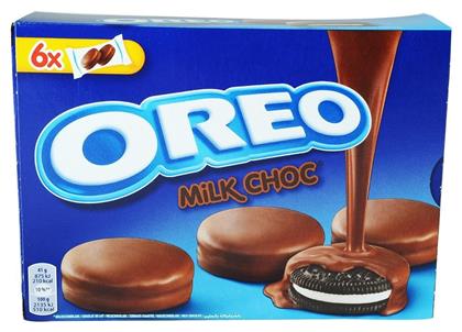 Oreo Μπισκότα με Επικάλυψη & Γέμιση Chocolate & Milk Cream 246gr