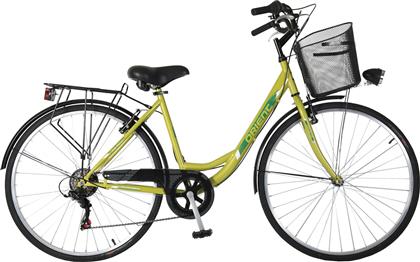 Orient City Classic 28'' Lady Πράσινο Ποδήλατο Πόλης με 6 Ταχύτητες από το Plus4u