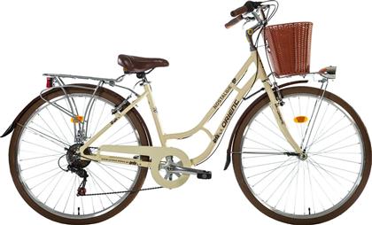 Orient City Nostalgie 28'' Lady Μπεζ Ποδήλατο Πόλης με 6 Ταχύτητες