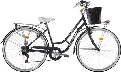 Orient City Nostalgie 28'' Lady Μαύρο Ποδήλατο Πόλης με 6 Ταχύτητες από το Plus4u