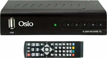 Osio OST-3540D Ψηφιακός Δέκτης Mpeg-4 Full HD (1080p) με Λειτουργία PVR (Εγγραφή σε USB) Σύνδεση USB