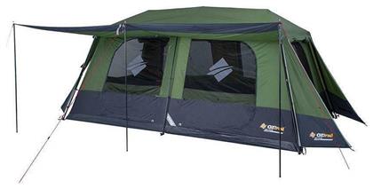 OZtrail Fast Frame 10 Αυτόματη Σκηνή Camping Τούνελ Πράσινη με Διπλό Πανί 3 Εποχών για 10 Άτομα 450x275x200εκ. από το Lightgear