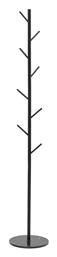 Pakketo Fori Καλόγερος Μεταλλικός Μαύρος 30x30x173cm