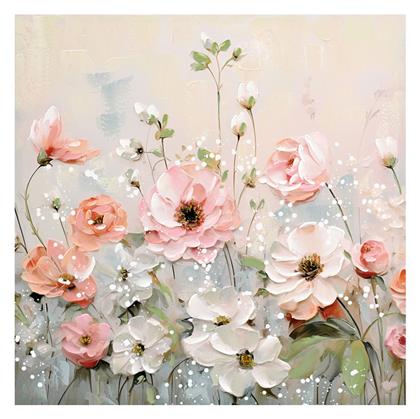 Pakketo Rozy σε Καμβά 80x80 cm