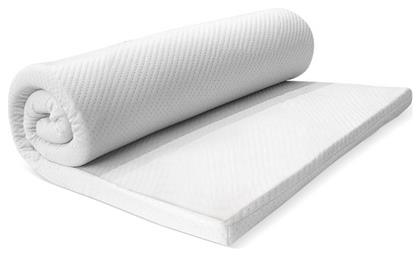 Palamaiki Ανώστρωμα White Comfort Διπλό Memory Foam Eμποτισμένο με Αλόη , Αποσπώμενο Κάλυμμα & Λάστιχα Εφαρμογής 150x200x4εκ. από το Katoikein