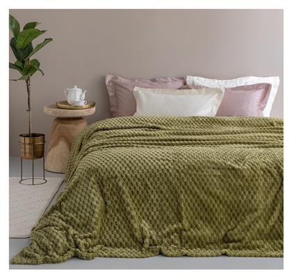 Palamaiki Aster Κουβέρτα Fleece Μονή 160x220εκ. Green