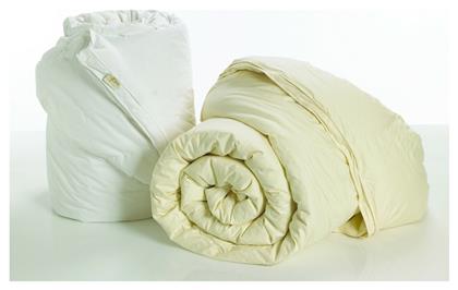 Palamaiki Πάπλωμα Μονό Πουπουλένιο 160x240 Comfort Pura Quilt White