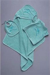 Palamaiki Βρεφικό Σετ Λουτρού Aqua 3τμχ Βάρους 380gr/m²