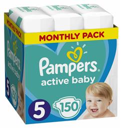 Pampers Active Baby No. 5 για 11-16kg 150τμχ από το e-Fresh