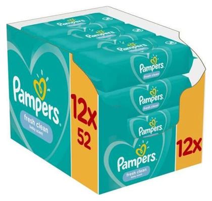 Pampers Fresh Clean 12x52τμχ