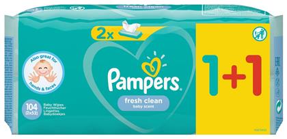 Pampers Fresh Clean 2x52τμχ