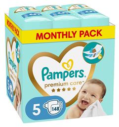 Pampers Premium Care No. 5 για 11-16kg 148τμχ