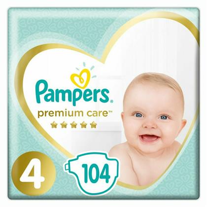 Pampers Premium Care No. 4 για 8-14kg 104τμχ