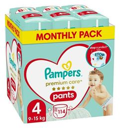 Pampers Premium Care No. 4 για 9-15kg 114τμχ από το Pharm24