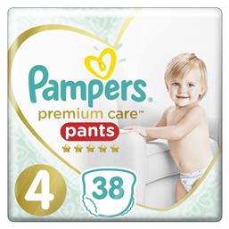 Pampers Premium Care No. 4 για 9-15kg 38τμχ