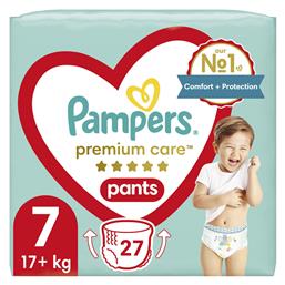 Pampers Premium Care No. 7 για 17+kg 27τμχ