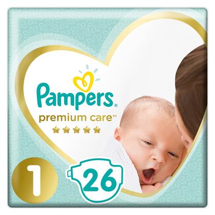 Pampers Premium Care Πάνες με Αυτοκόλλητο No. 1 για 2-5kg 26τμχΚωδικός: 18130135