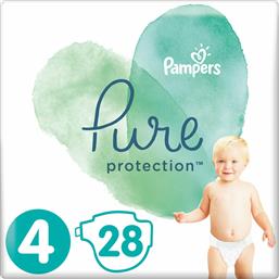 Pampers Pure Protection No 4 (9-14kg) 28τμχ από το e-Fresh