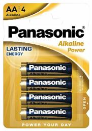 Panasonic Alkaline Power AA 1.5V 4τμχ LR6APB/4BP από το Panora