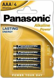 Panasonic Alkaline Power Μπαταρίες AAA 1.5V 4τμχ