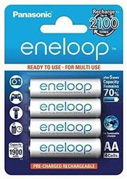 Panasonic Eneloop Επαναφορτιζόμενες Μπαταρίες AA Ni-MH 1900mAh 1.2V 4τμχ