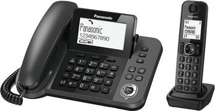 Panasonic KX-TGF310 Ασύρματο Τηλέφωνο Duo με Aνοιχτή Aκρόαση Μαύρο από το Public