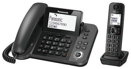 Panasonic KX-TGF310 Duo με Ελληνικό Μενού Μαύρο