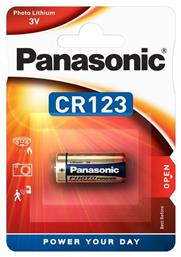 Panasonic Photo Power Μπαταρία Λιθίου CR123 3V 1τμχ