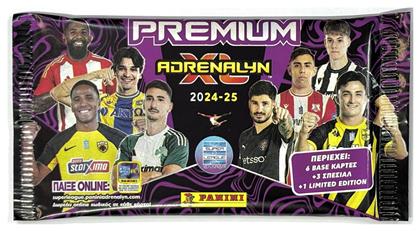 Panini Super League Adrenalyn 2024-25 Premium Booster Pack 10 Κάρτες 6 Base 3 Special 1 Lim