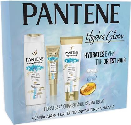 Pantene Hydra Glow Σετ Περιποίησης Μαλλιών με Σαμπουάν, Conditioner και Serum από το e-Fresh