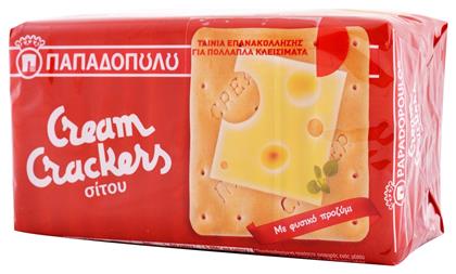 Παπαδοπούλου Crackers Cream με Γεύση Σίτου 140gr