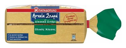 Παπαδοπούλου Ψωμί από Δίκοκκο Σιτάρι Τοστ Αρχαία Σπορά Ολικής Άλεσης 500gr Κωδικός: 22882127 από το ΑΒ Βασιλόπουλος