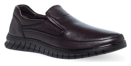 Parex Δερμάτινα Ανδρικά Slip-On Καφέ από το Parex