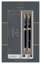 Parker Sonnet Σετ Στυλό Ballpoint με Πένα Laque Black (σε Χάρτινη Κασετίνα) από το e-shop