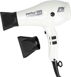 Parlux 385 Power Light White Ionic Επαγγελματικό Πιστολάκι Μαλλιών 2150W από το HairwayBeauty