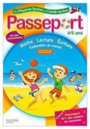 Passeport De La Moyenne Section A La Grnade Section, Cahier De Vacances 4/5 Ans