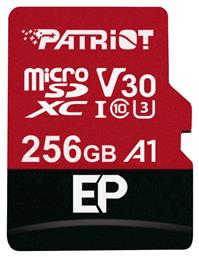 Patriot EP microSDXC 256GB Class 10 U3 V30 A1 UHS-I με αντάπτορα