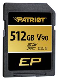 Patriot EP SDXC 512GB Class 10 U3 V90 UHS-II