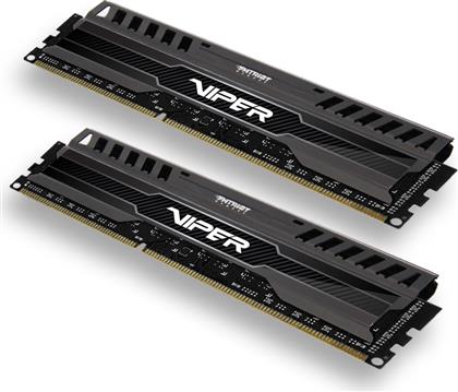 Patriot Viper 3 16GB DDR3 RAM με 2 Modules (2x8GB) και Ταχύτητα 1600 για Desktop